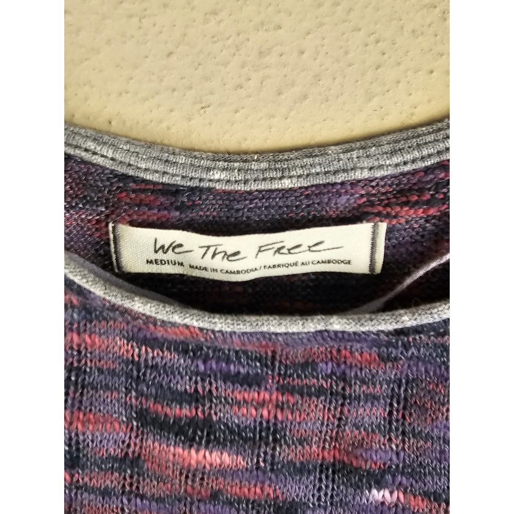 NWT We The Free People Womens Night Combo Speed Out Long Sleeve Top Medium - Picture 4 of 5